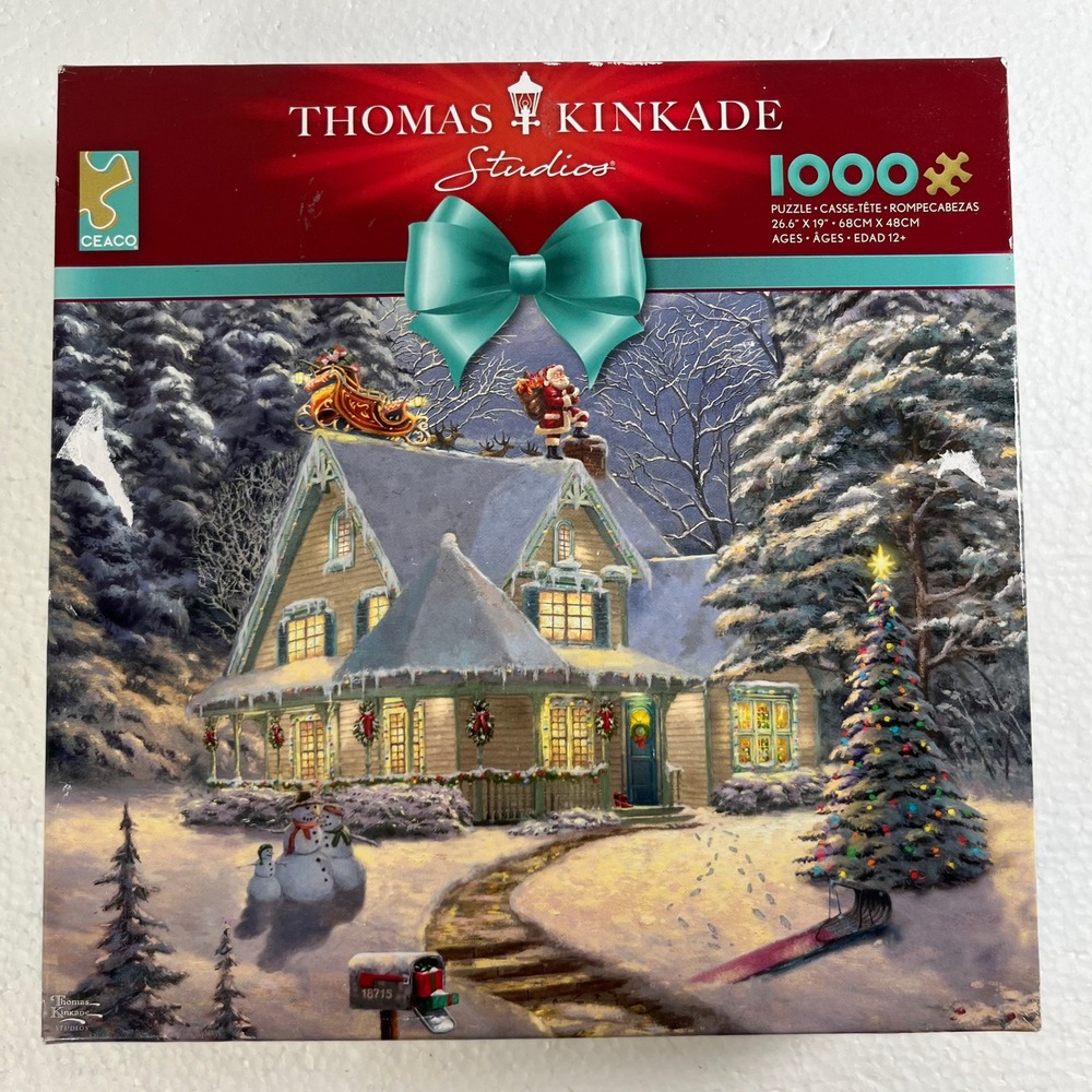 Thomas Kinkade‎ Studios Santa 'Midnight Delivery' 1000 Piece Jigsaw Puzzle CEACO